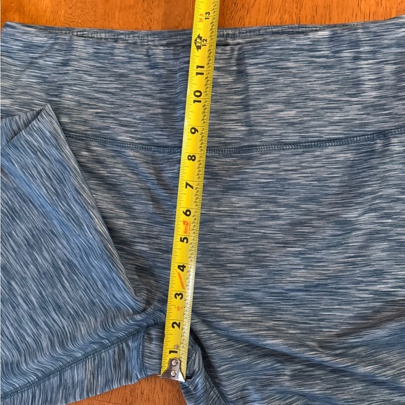 RBX Women's Heathered Teal Blue Cropped Leggings Size XL - Picture 6 of 8